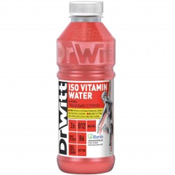 DrWitt ISO vitamin water truskawka-cytryna + 6 witamin + Cynk 1szt*550ml